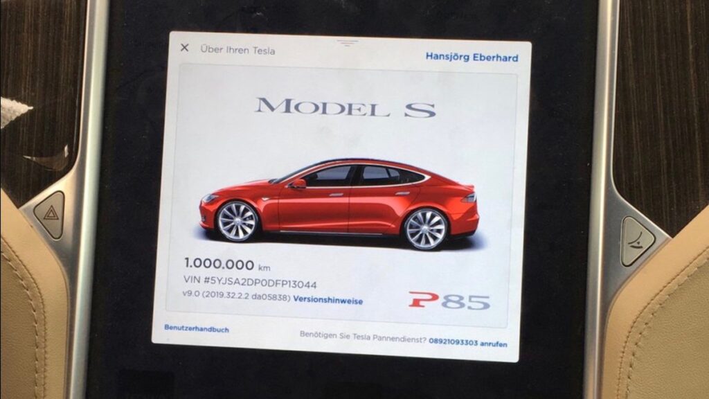 Tesla из Германии проехала 1 миллион километров за 5 лет