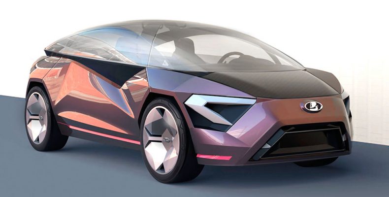 В Сети представлен концепт автомобиля LADA Triangle-X 2025