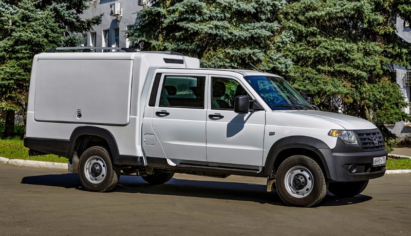 УАЗ готовит новый необычный фургон на базе УАЗ «Профи»