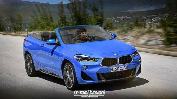 Дизайнер представил новый BMW X2 в кузове кабриолет и пикап