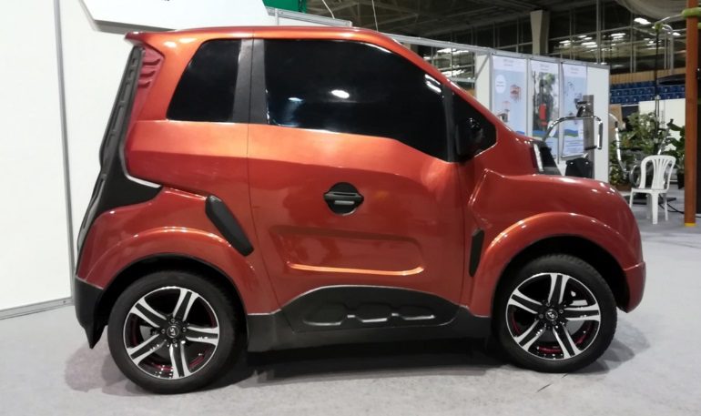 Появились изображения нового российского электромобиля Zetta