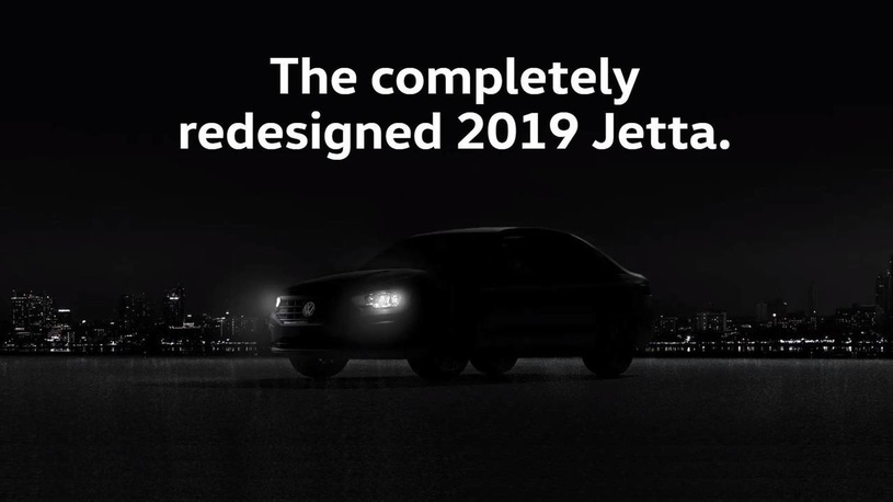 Volkswagen опубликовала тизер новой генерации седана Jetta