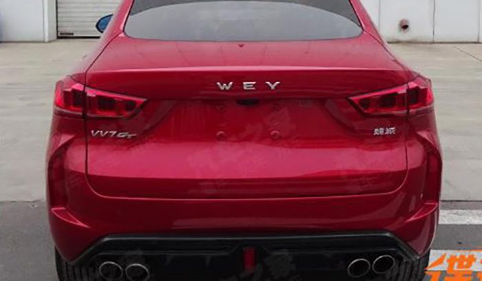 Great Wall готовится показать кросс-купе WEY VV7 GT