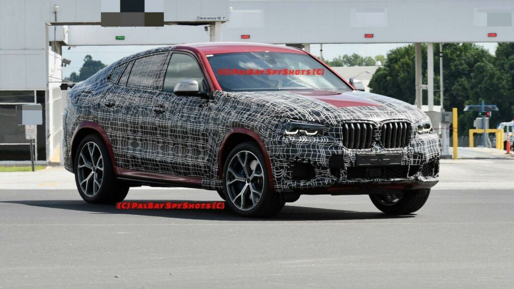 Новый кросс-купе BMW X6 заметили во время тестирования