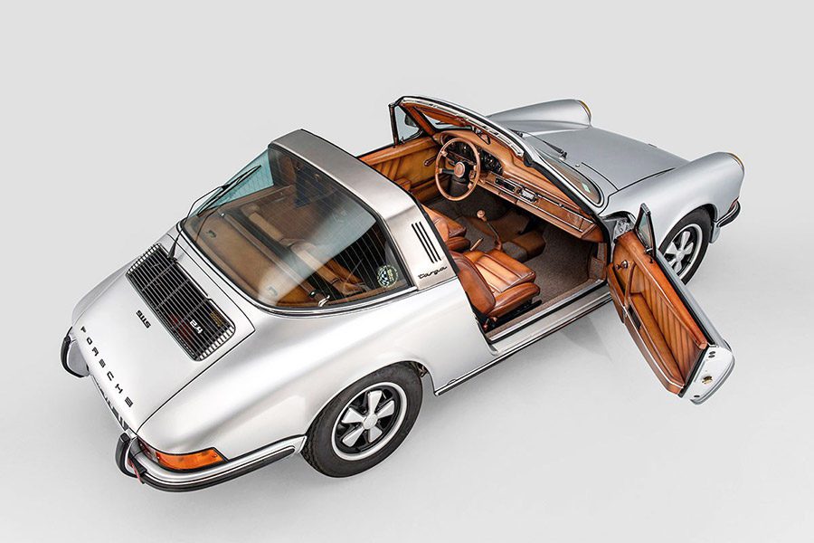 Porsche 911 Targa 1973 года с интерьером от Berluti продадут на аукционе