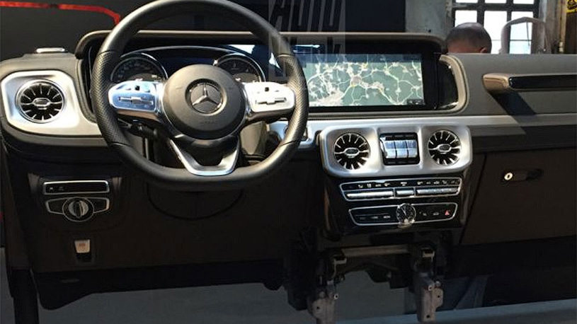 В Сети рассекречен интерьер нового Mercedes-Benz G-класс