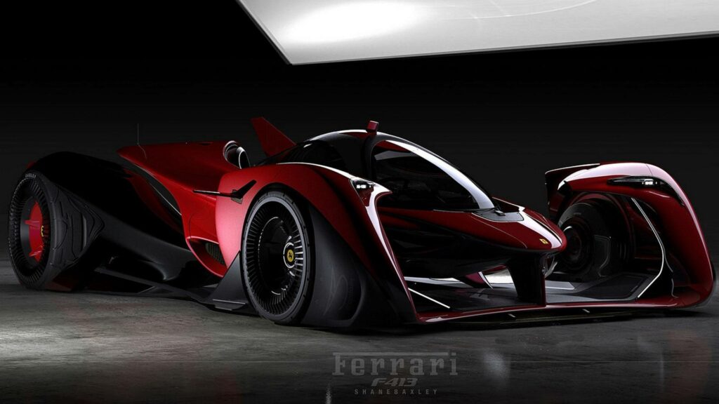 Компания Ferrari показала рендер будущего гиперкара-НЛО