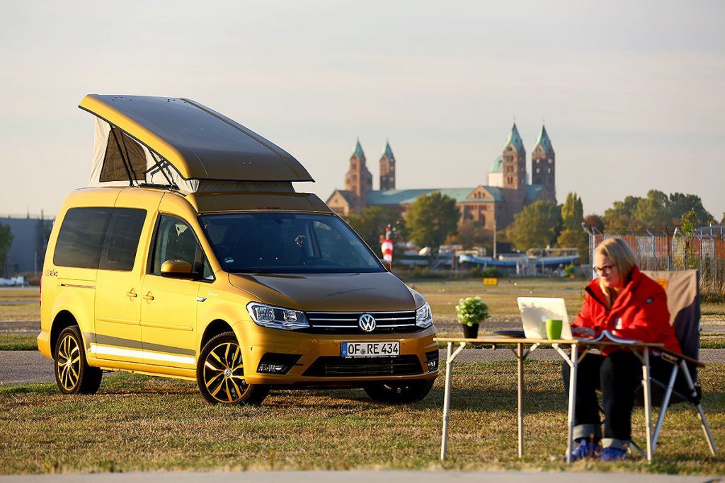 Volkswagen Caddy превратили в автомобиль для путешествий