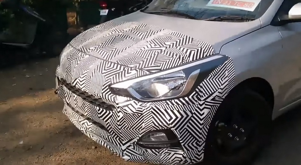 Видео с обновленным хэтчбеком Hyundai Elite i20 появилось в Сети