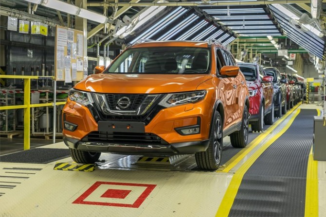 Nissan начал тестовую сборку обновленного Nissan X-Trail в Санкт-Петербурге‍