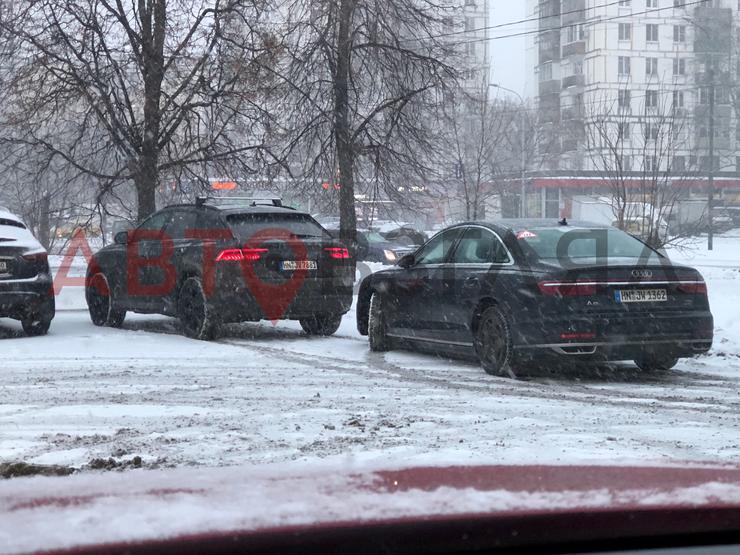 Новый кроссовер Audi Q8 сфотографировали в Москве