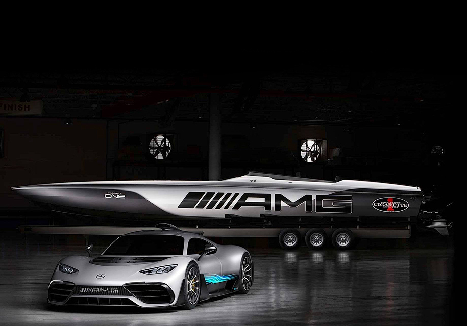 3100-сильный катер в духе Project One ‍представил Mercedes-AMG