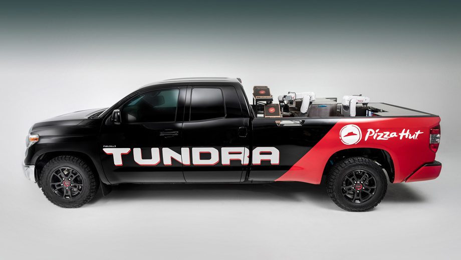 Водородный пикап Toyota Tundra переделали в мобильную пиццерию