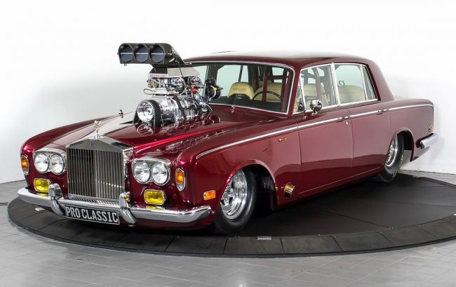 В Норвегии продают роскошный дрэгстер Rolls Royce Silver Shadow