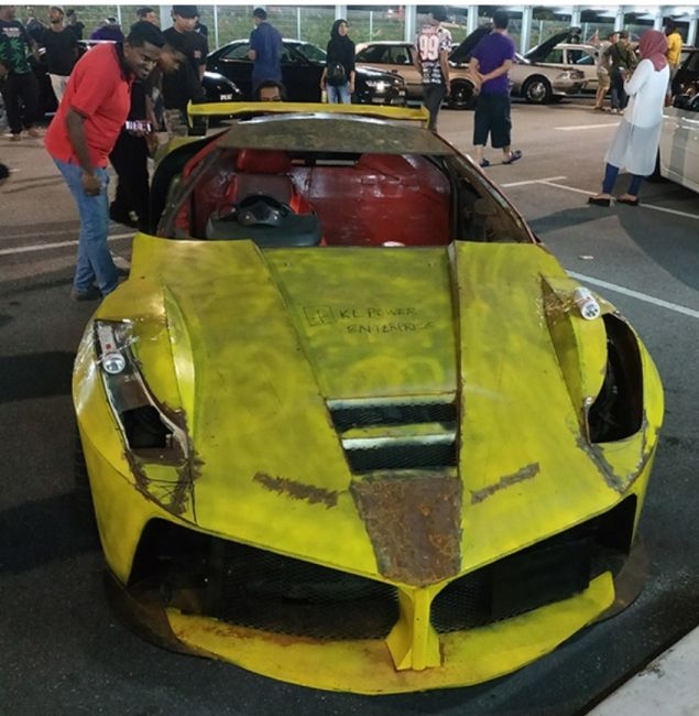 В Малайзии найдена отвратительная копия спорткара Ferrari LaFerrari