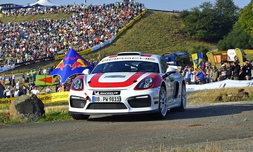 Новый раллийный Porsche Cayman GT4 Clubsport Rally прошел этап WRC