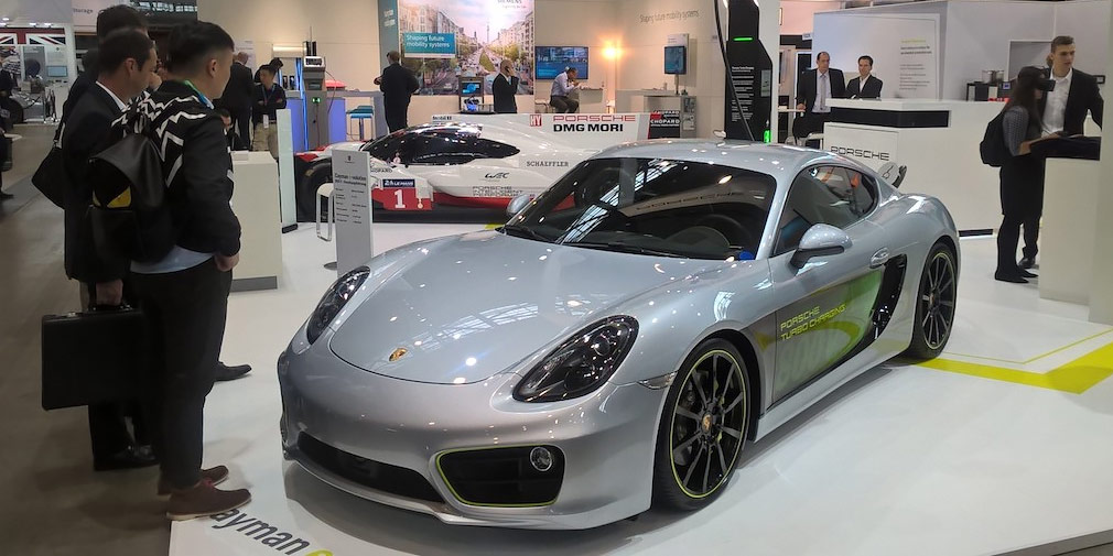 В Porsche представили полностью электрический Porsche Cayman E-Volution‍