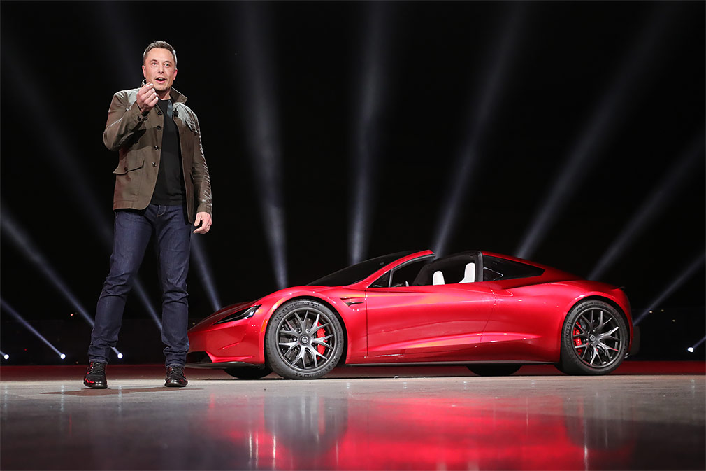 Маск: Tesla Roadster станет «самым быстрым серийным спорткаром в мире»