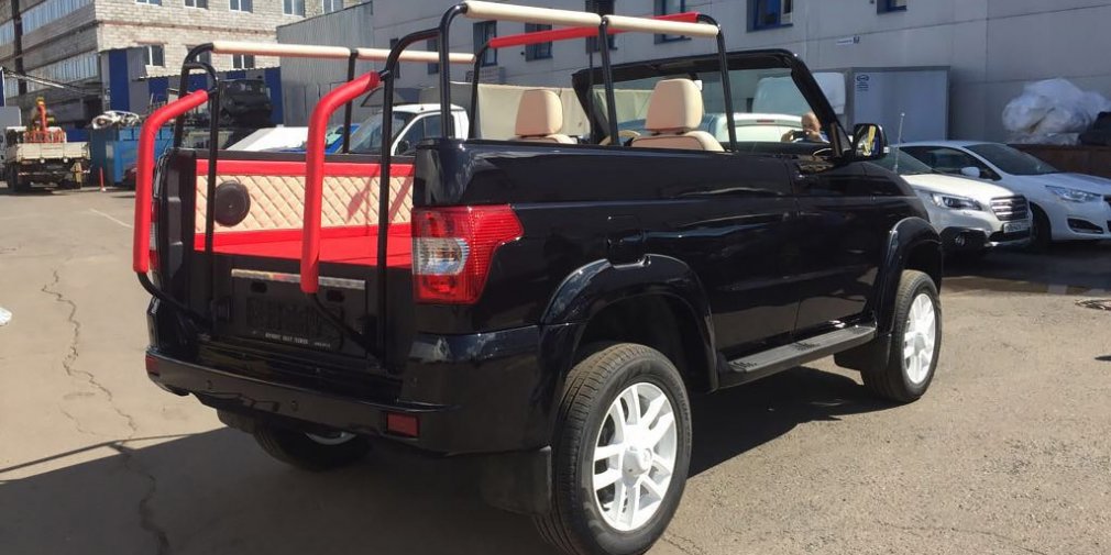 УАЗ выпустил кабриолет на базе внедорожника УАЗ Patriot