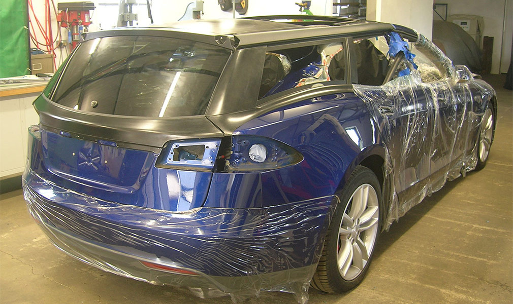 Электрокар Tesla Model S превратили в самый быстрый универсал в мире