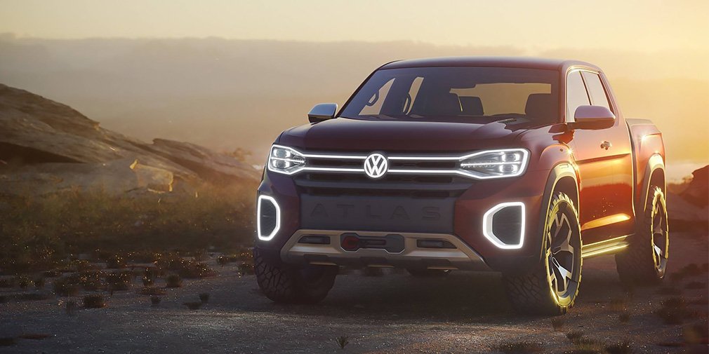 Volkswagen представила большой пикап на базе Volkswagen Teramont