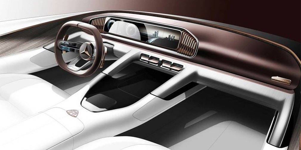 Mercedes-Maybach показала салон нового роскошного внедорожника