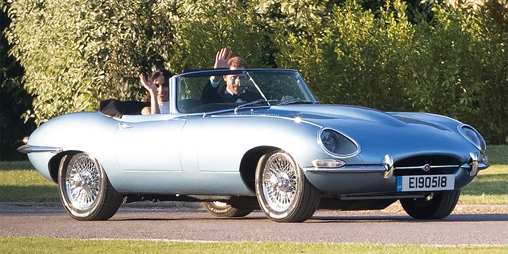 Королева принцу Гарри на свадьбу подарила Jaguar E-Type Concept Zero