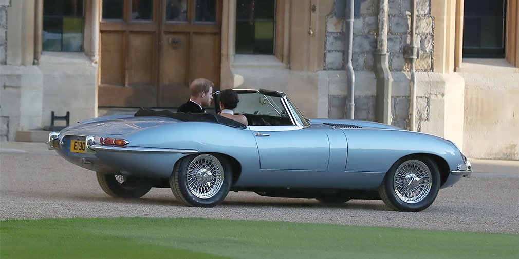 Королева принцу Гарри на свадьбу подарила Jaguar E-Type Concept Zero