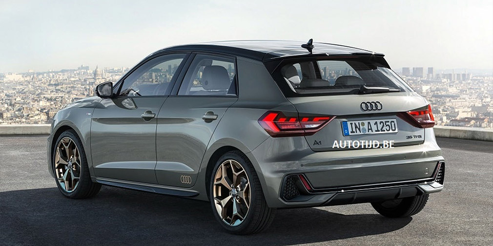 В Сети‍ появились первые фото хэтчбека Audi A1 нового поколения