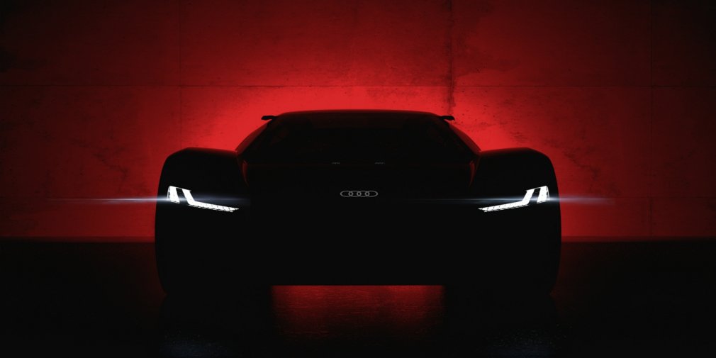 Audi представила тизер концепта нового электрического суперкара PB18 E-Tron