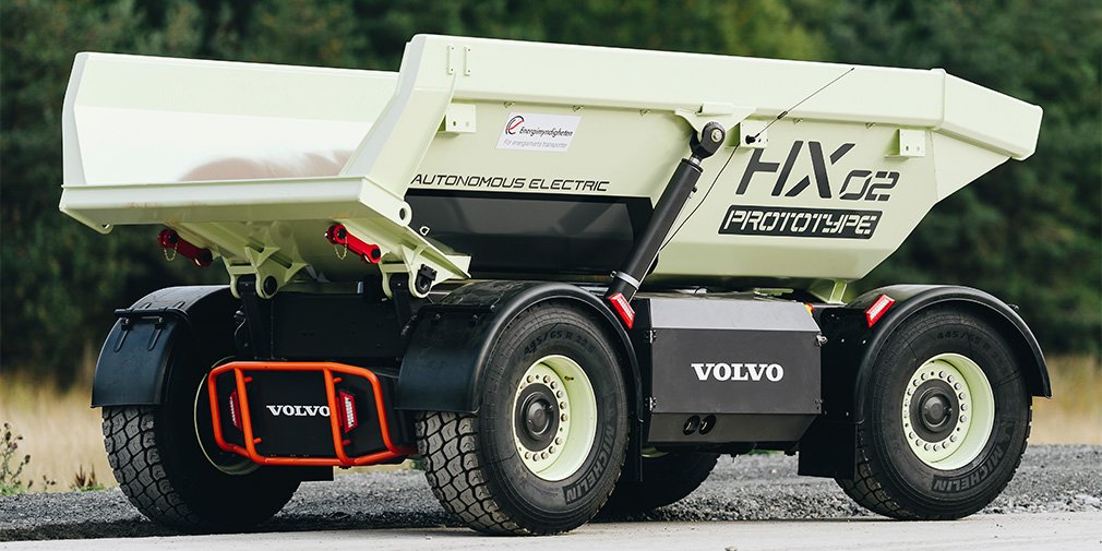 Volvo приступила к тестированию беспилотных электрических самосвалов‍
