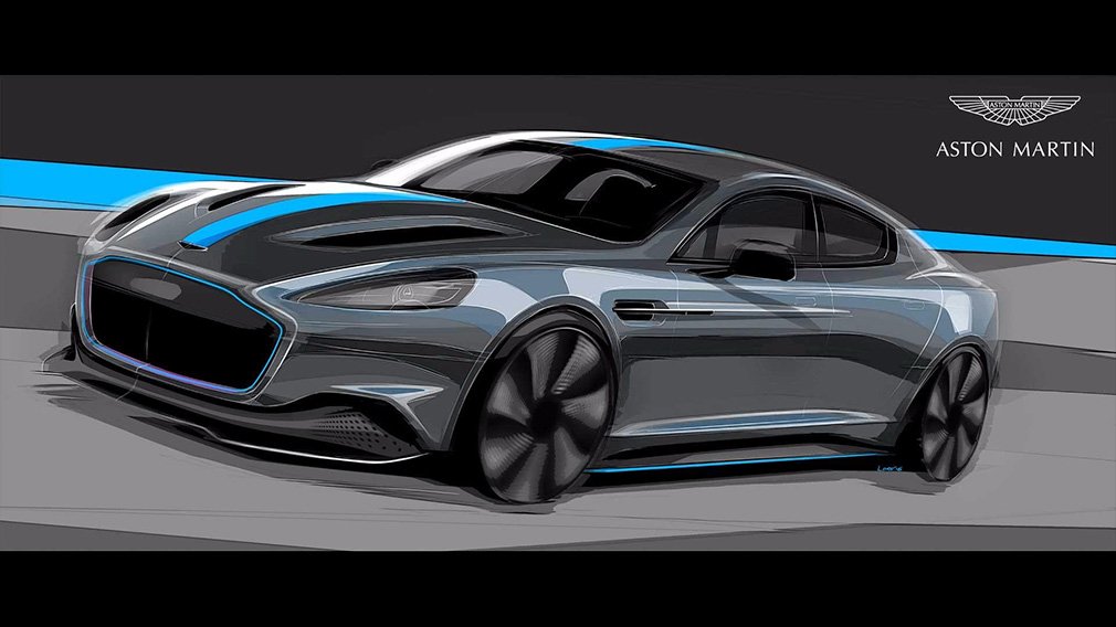 Aston Martin выпустит электрический седан RapideЕ в 2019 году