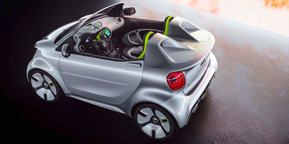 Компания Smart на автосалоне в Париже представит электрический родстер‍