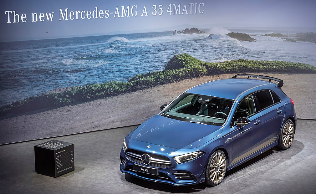 В Париже официально представили самый маленький Mercedes-AMG A35