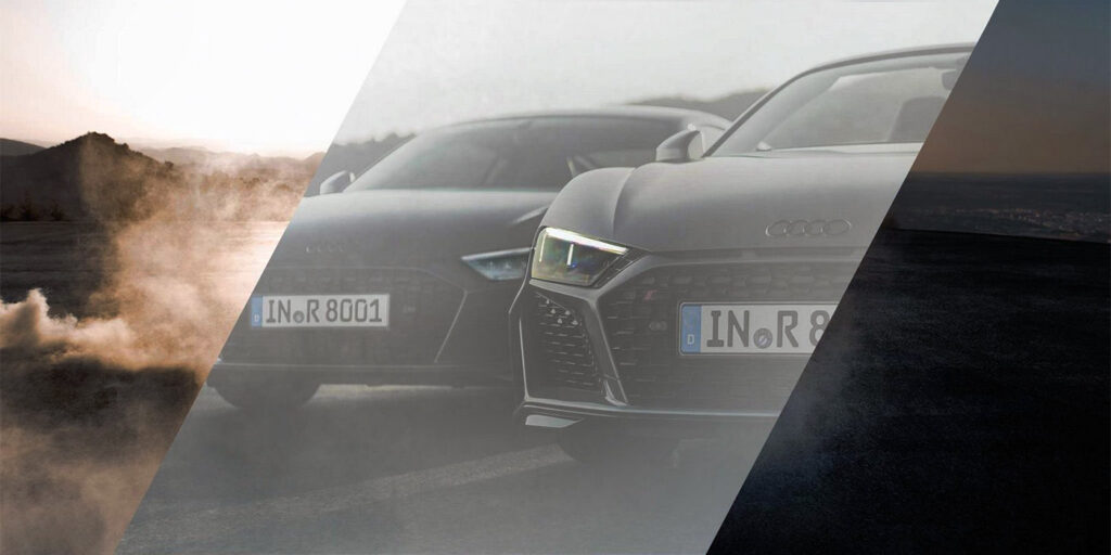 Audi опубликовала первое изображение обновлённого суперкара Audi R8