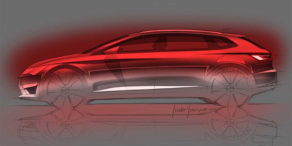 SEAT опубликовала первое изображение нового SEAT Leon Concept