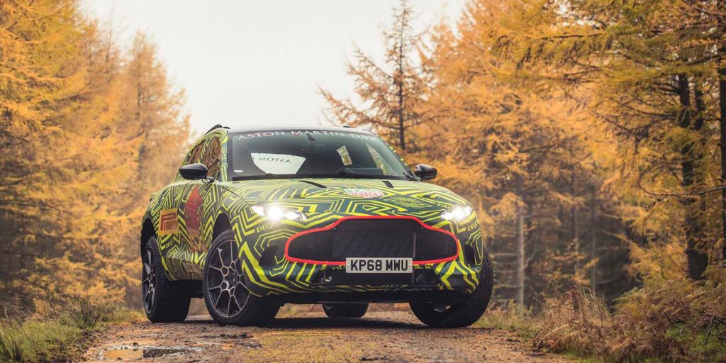 Aston Martin выпустил первый видеоролик с новым кроссовером DBX