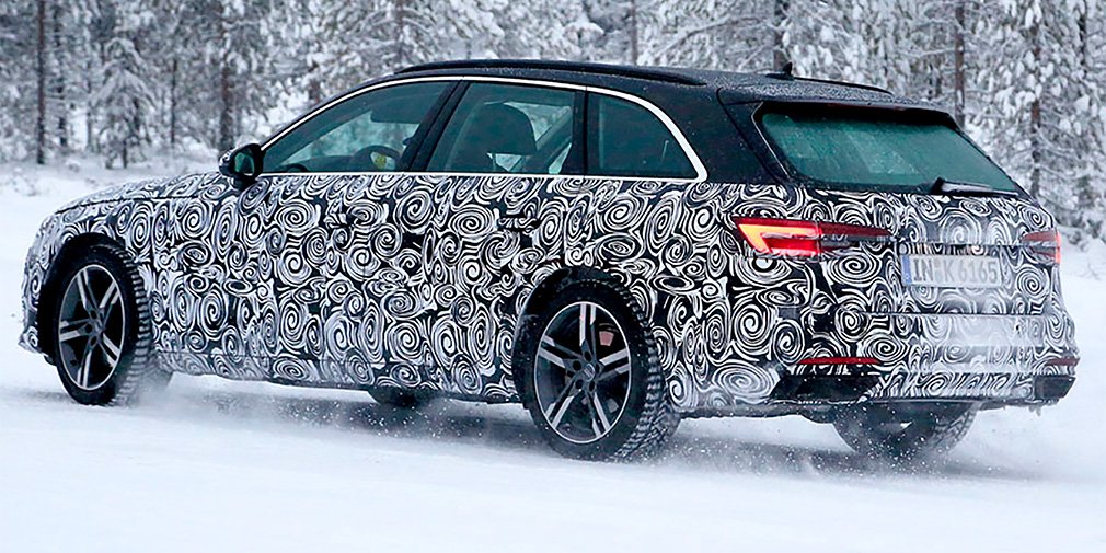 Audi вывела на зимние тесты обновленный универсал Audi A4 Avant