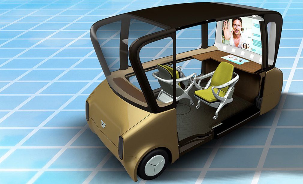 В Toyota показали салон своих будущих беспилотных автомобилей