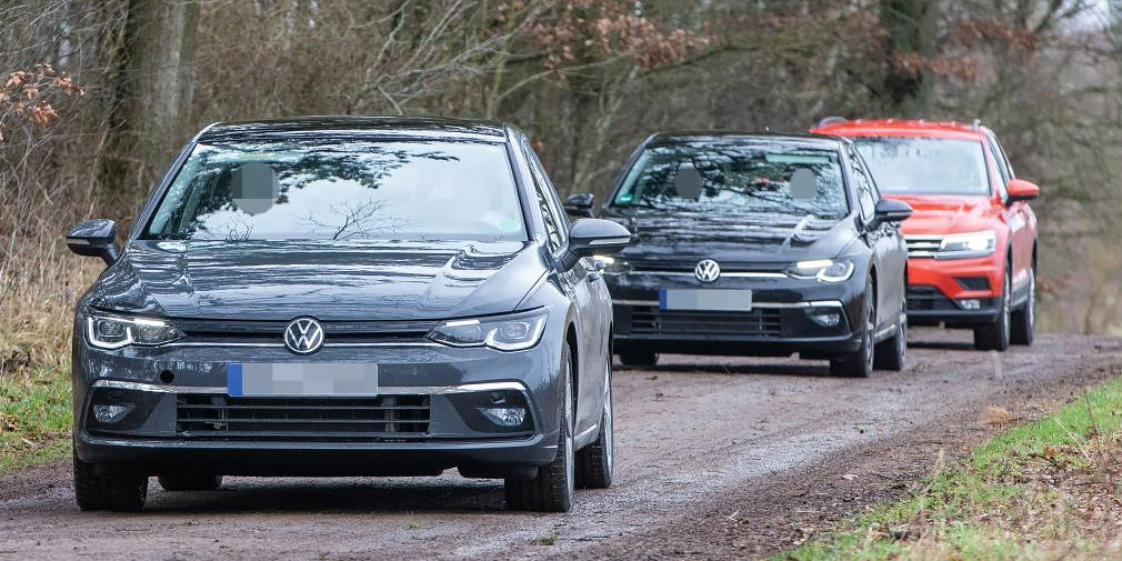 Внешность нового хэтчбека Volkswagen Golf раскрыли до премьеры