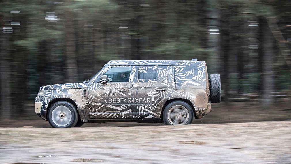 Новый внедорожник Land Rover Defender проходит финальные тесты