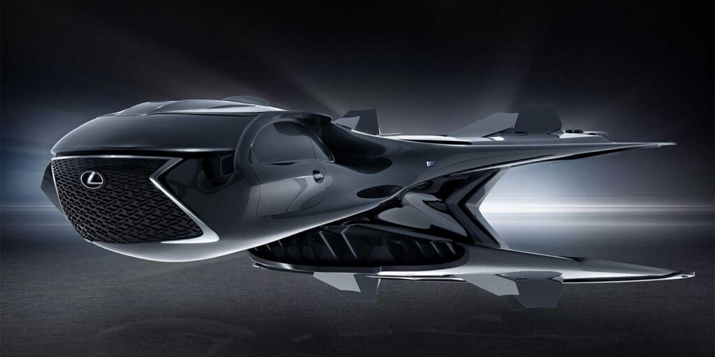 Lexus создал летающий автомобиль для новых «Людей в черном»