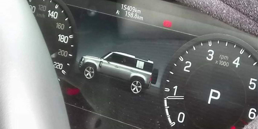 Новый Land Rover Defender рассекречен на фото его «приборки»