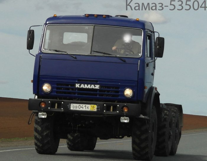 Обзор и технические характеристики седельного тягача Камаз-53504