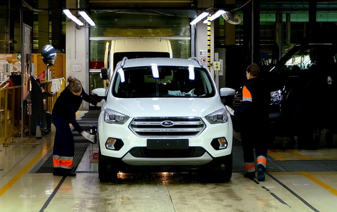 Завод Ford Sollers в России выпустил 75-тысячный кроссовер Ford Kuga