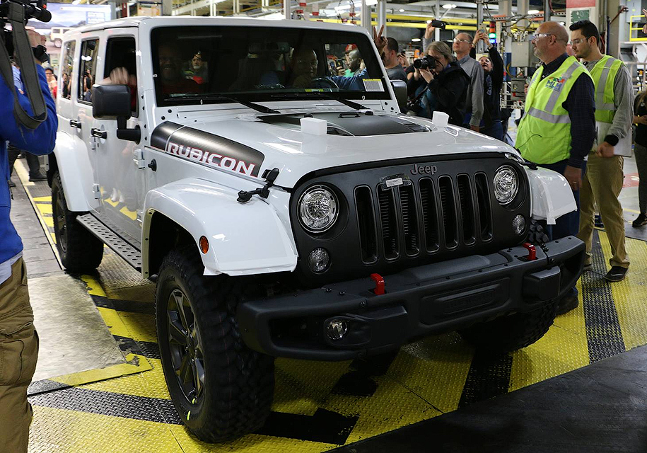 Jeep выпустила последний внедорожник Jeep Wrangler JK Rubicon Unlimited‍