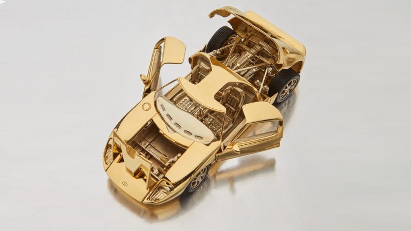 Копию спорткара Ford GT из золота продадут на аукционе