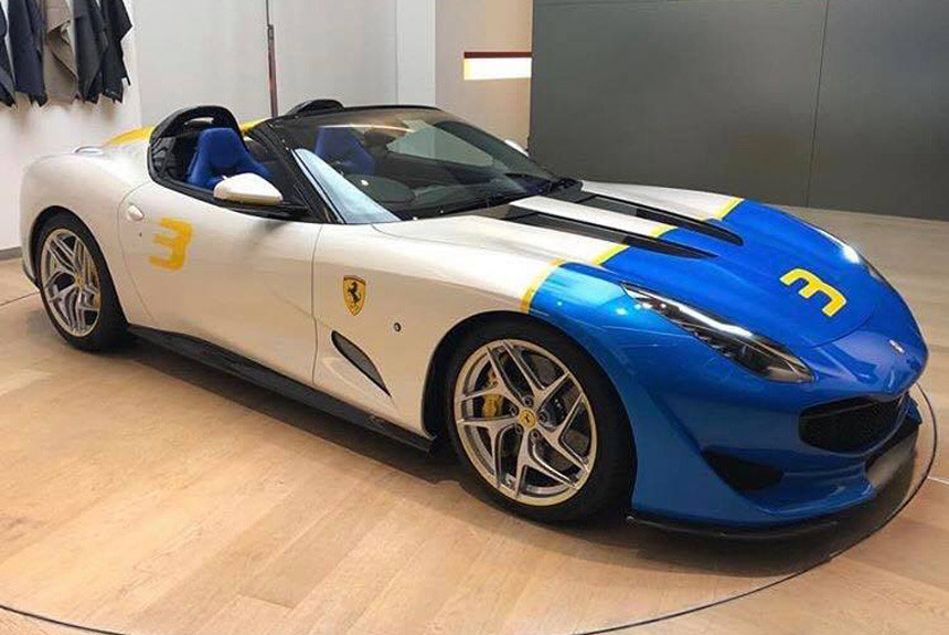 В компании Ferrari создали уникальный спайдер Ferrari SP3JC