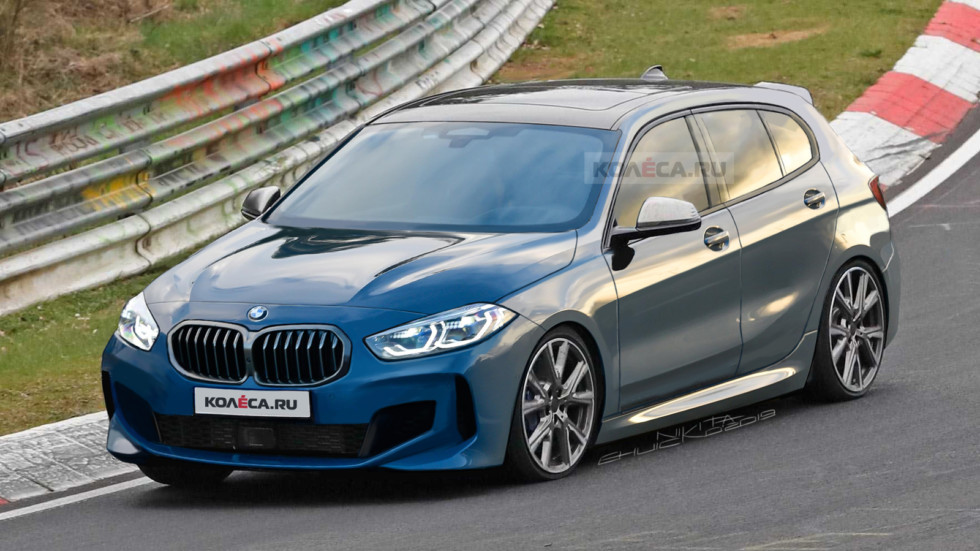 В сети появились рендеры нового поколения хэтчбека BMW 1-Series