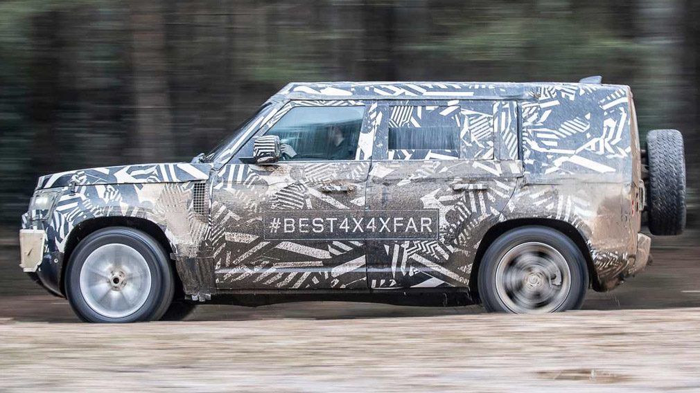 Новый Land Rover Defender заметили во время тестирования в Индии